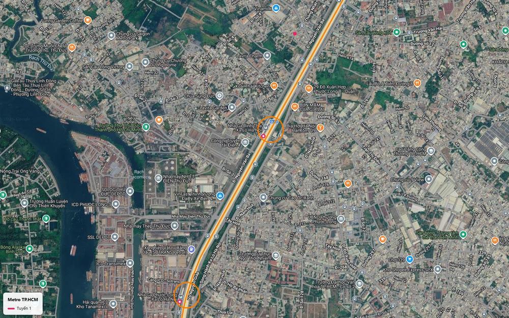Khung số 22 với ga Bình Thái trên tuyến metro số 1 giữa chuỗi căn hộ Lavita và khu công nghiệp Trường Thọ